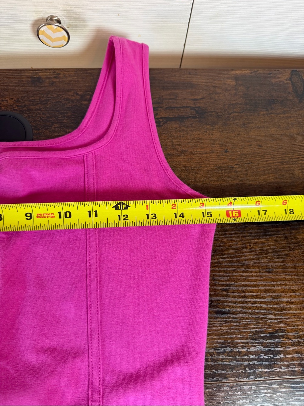 Wild Fable Hot Pink Bodycon Mini Dress | Size Medium Sleeveless Square Neck EUC - Picture 7 of 10